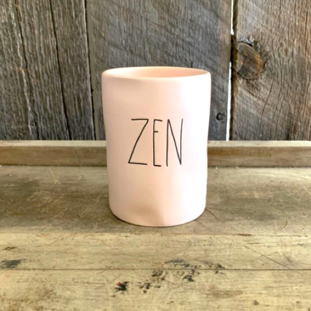 Rae Dunn “ZEN” sandalwood scented candle